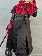 Black Ouji Fashion Lolita Pants with Separate Corset Belt - image 9