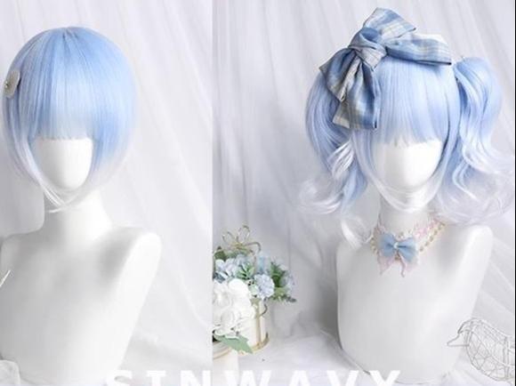 Pandora's Box - Lolita Short Wig with Cute Double Ponytails - image 34