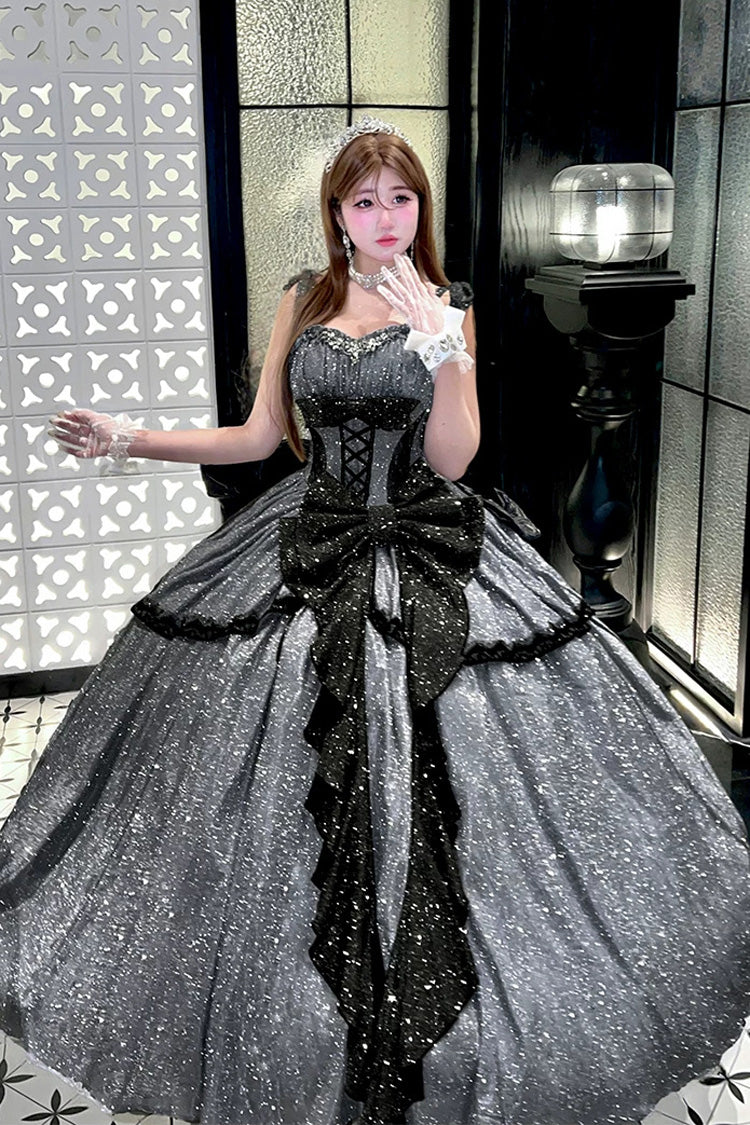 Galaxy of Fallen Tears - Glitter Sweet Lolita JSK Dress - image 6