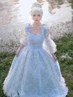Endless Summer - Bridal Wedding Lolita JSK Open-Back Dress - image 8
