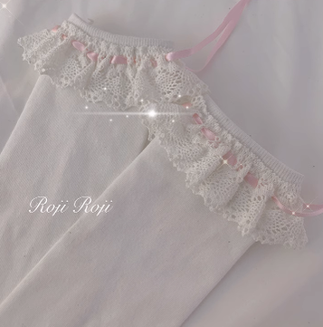 Isabella - Sweet Lolita Lace Mid-Calf Socks - image 41
