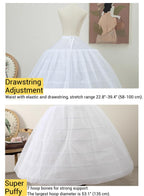 Wedding Lolita High-Volume Long Petticoat, 112 cm - image 5