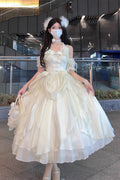 Cindy Rose Sweet Elegant Lolita JSK Dress in 2 Colors and 2 Lengths - image 1