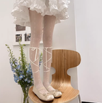 Sweet Strappy Thin Lolita Tights - image 7