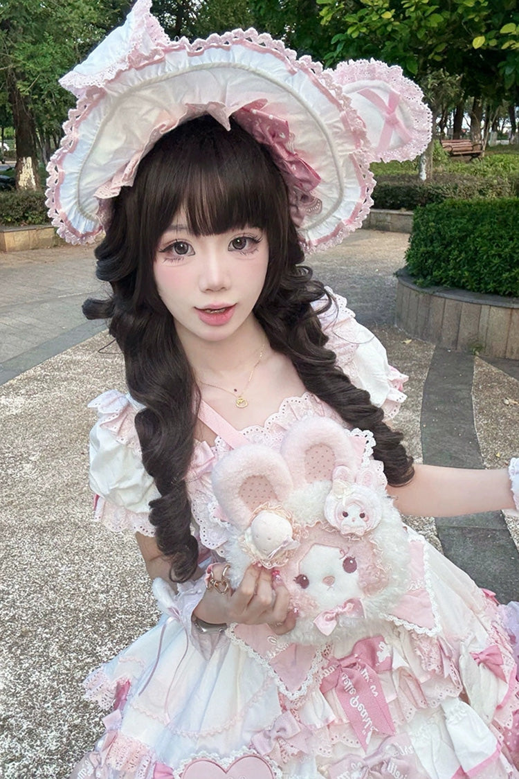 Roman Curls Long Sweet Lolita Wig in Brown - image 3