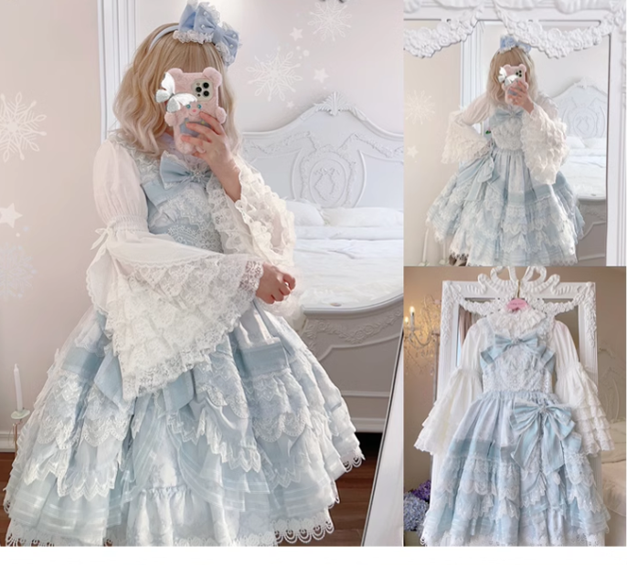 Liliya's Secrets Cotton Lolita Princess Sleeve Blouse - image 9