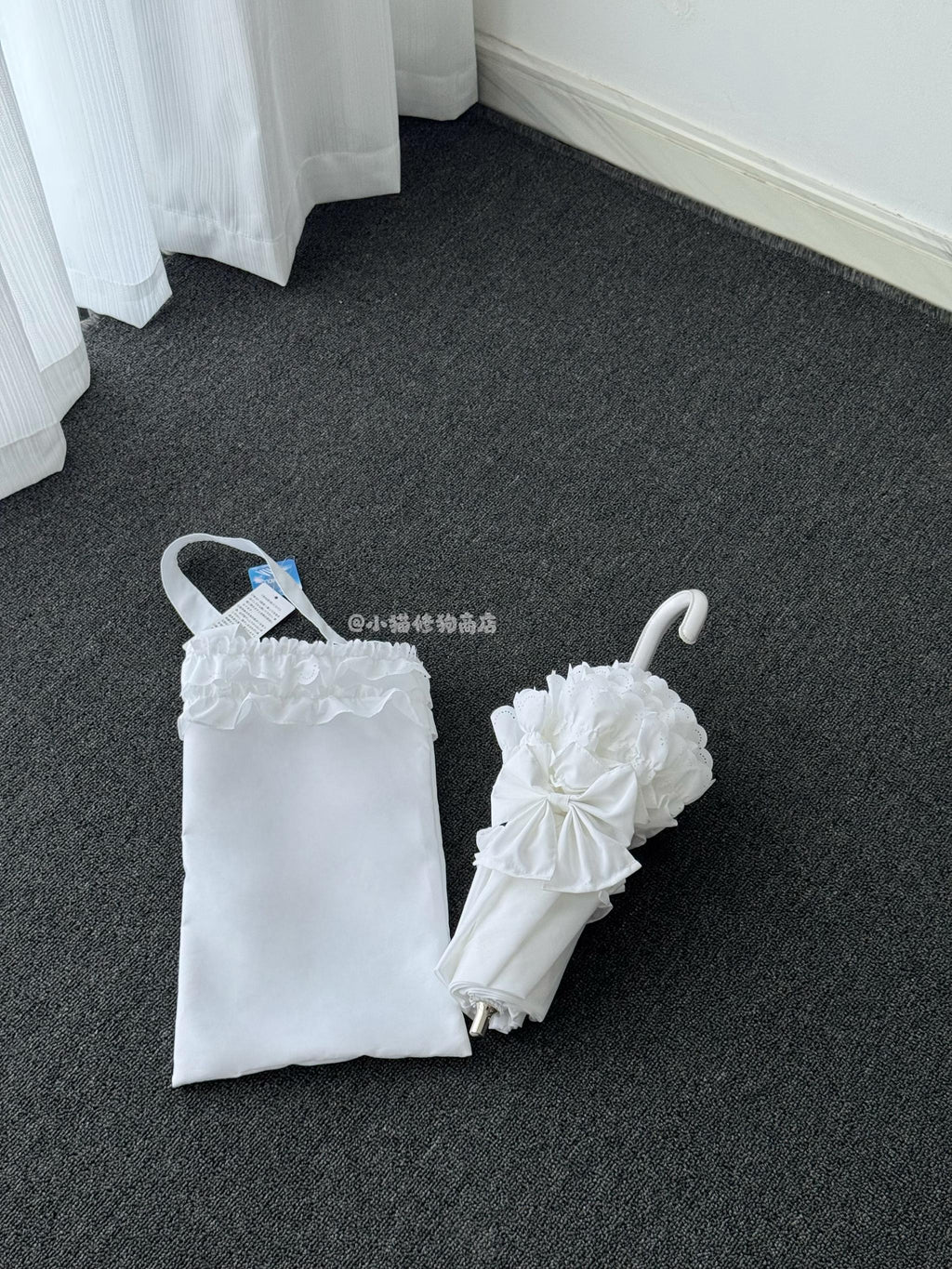 Raven and Lace Classic Lolita Foldable Ruffle Parasol - image 32