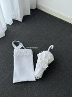 Raven and Lace Classic Lolita Foldable Ruffle Parasol - image 32