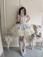 Ribbons of Love Sweet Lolita Tiered JSK Dress - image 16