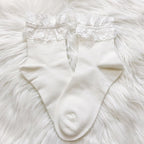 Lace-Trimmed Lolita Cotton Socks - 4 Colors - image 2