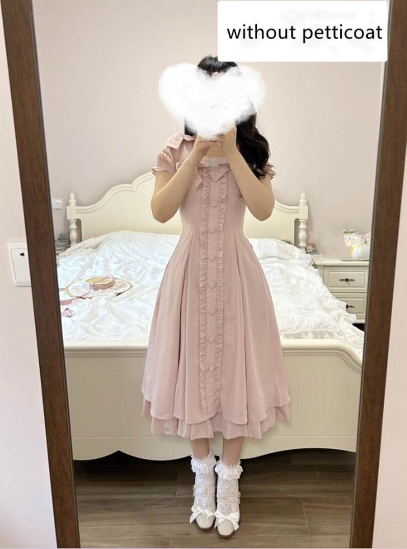 Long Vesion Elegant and Vintage Lolita OP - image 31