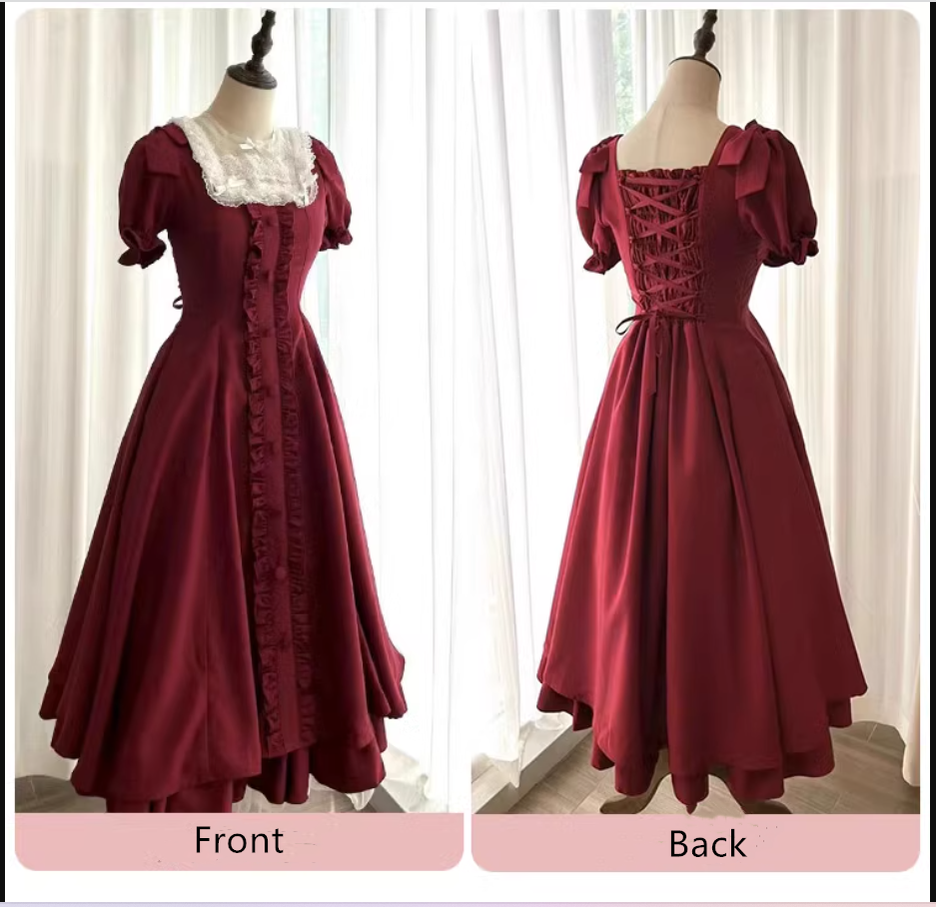 Long Version - Elegant Vintage Lolita OP - image 37