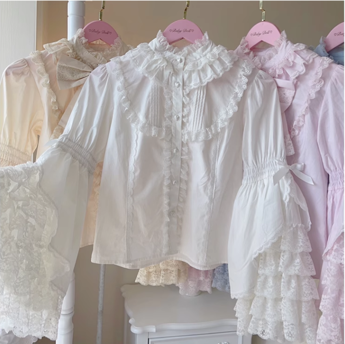 Liliya's Secrets Cotton Lolita Princess Sleeve Blouse - image 14