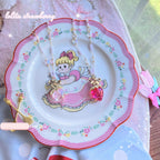 Sweet Lolita Strawberry Charlotte Necklace - image 3
