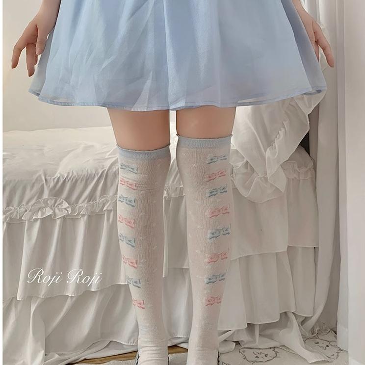 Winter Lolita Thigh High Socks Slim Leg Socks - image 7
