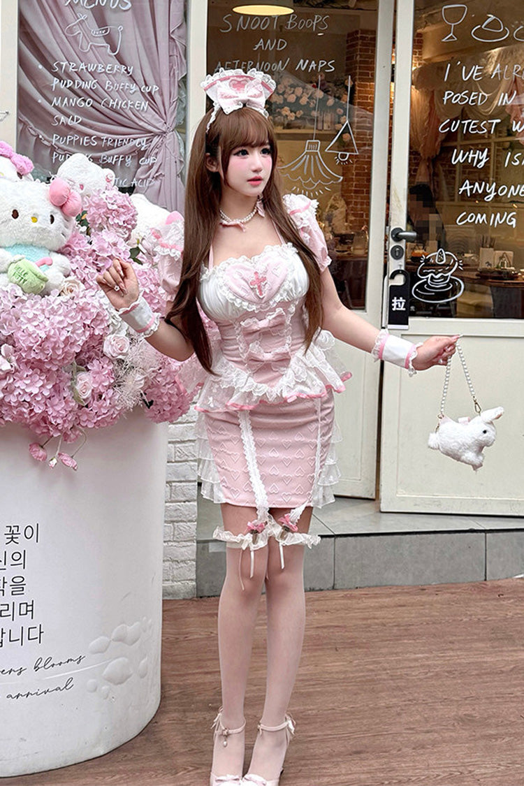 Little Nurse - Sweet Lolita Skirt Set - image 4
