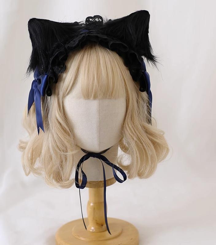 Gothic Cat Ear Lolita Headband Collection - image 6