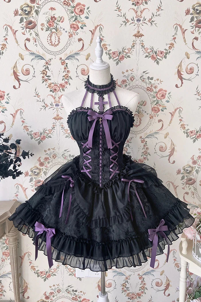 Alice Girl Cross Maiden Gothic Lolita JSK - image 1