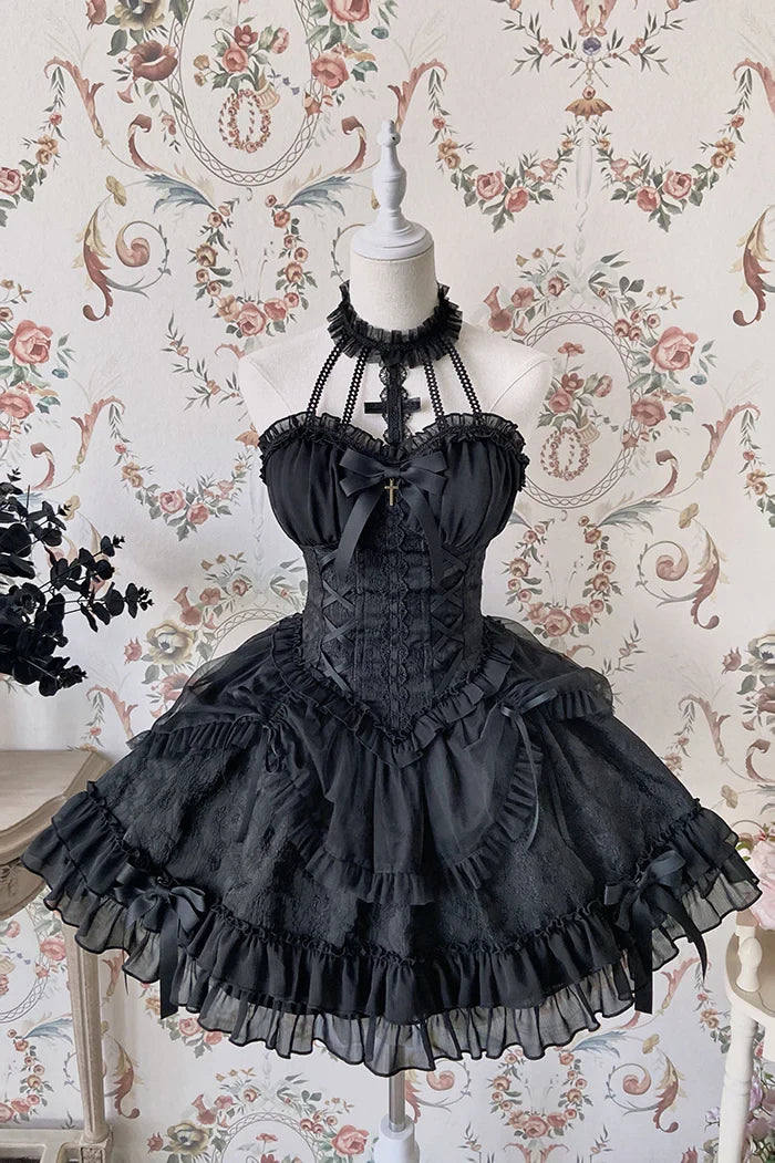Alice Girl Cross Maiden Gothic Lolita JSK - image 4