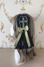 Alice Girl Cross Maiden Gothic Lolita Veil Headbow - image 9