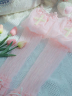 Alice Girl Cross Maiden Gothic Lolita Arm Sleeves - image 1
