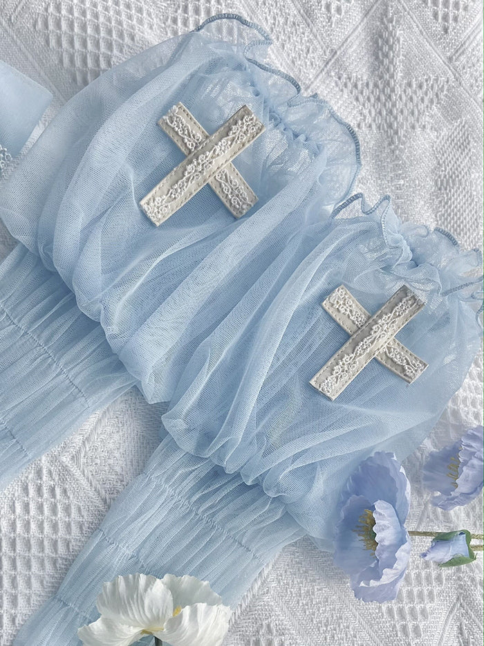 Alice Girl Cross Maiden Gothic Lolita Arm Sleeves - image 3