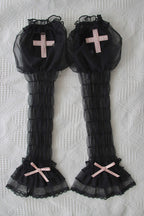 Alice Girl Cross Maiden Gothic Lolita Arm Sleeves - image 12