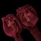 Alice Girl Cross Maiden Gothic Lolita Arm Sleeves - image 15