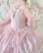 Alice Girl Cross Maiden Gothic Lolita Arm Sleeves - image 17