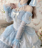 Alice Girl Cross Maiden Gothic Lolita Arm Sleeves - image 24