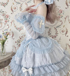 Alice Girl Cross Maiden Gothic Lolita Arm Sleeves - image 26