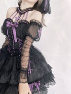 Alice Girl Cross Maiden Gothic Lolita Arm Sleeves - image 28