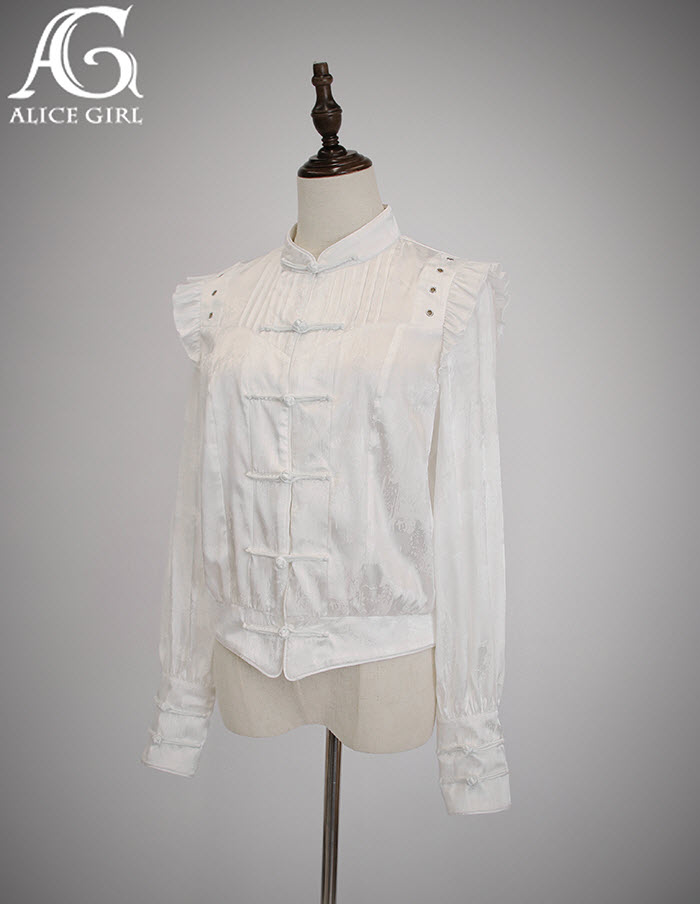The Bones of the Loong Gothic Qi Lolita Blouse - image 1
