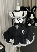 Rhythmic Note Classic Lolita JSK, Blouse and Apron Coordinate and Accessories - image 8