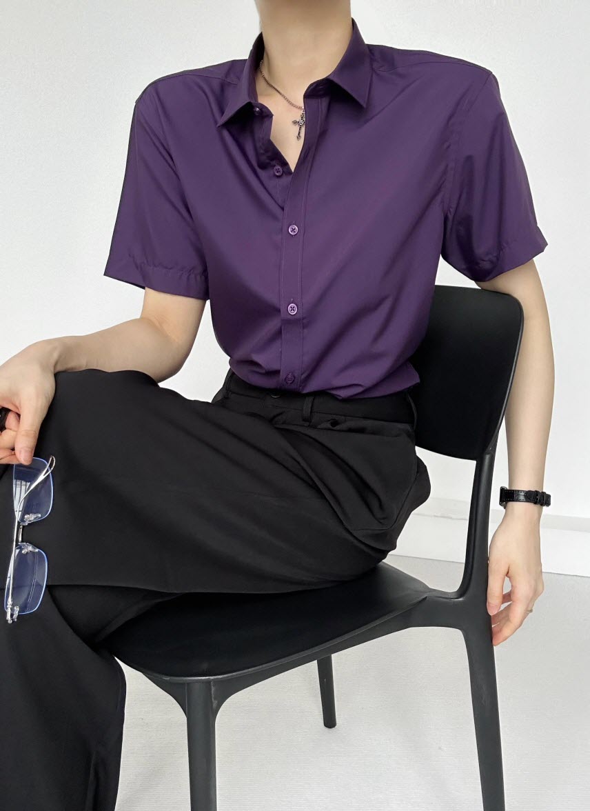 Dark Night Purple Ouji Blouse - image 2