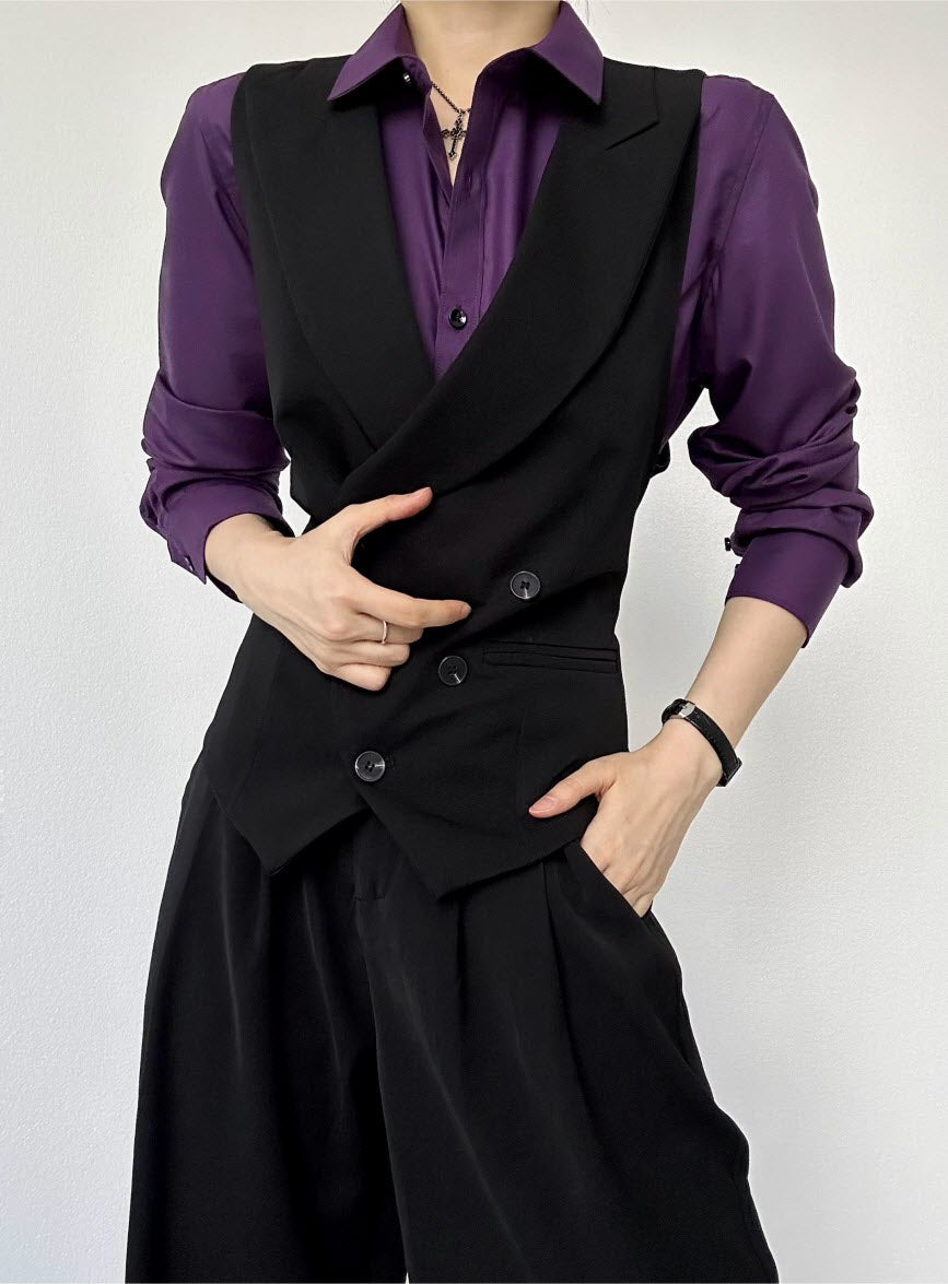 Dark Night Purple Ouji Blouse - image 6