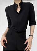 Stand-Collar Ouji Blouse – Short & Long Sleeves - image 18