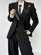 Vintage Slim Ouji Suit Jacket - image 11