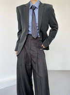 Vintage Slim Ouji Suit Jacket - image 17