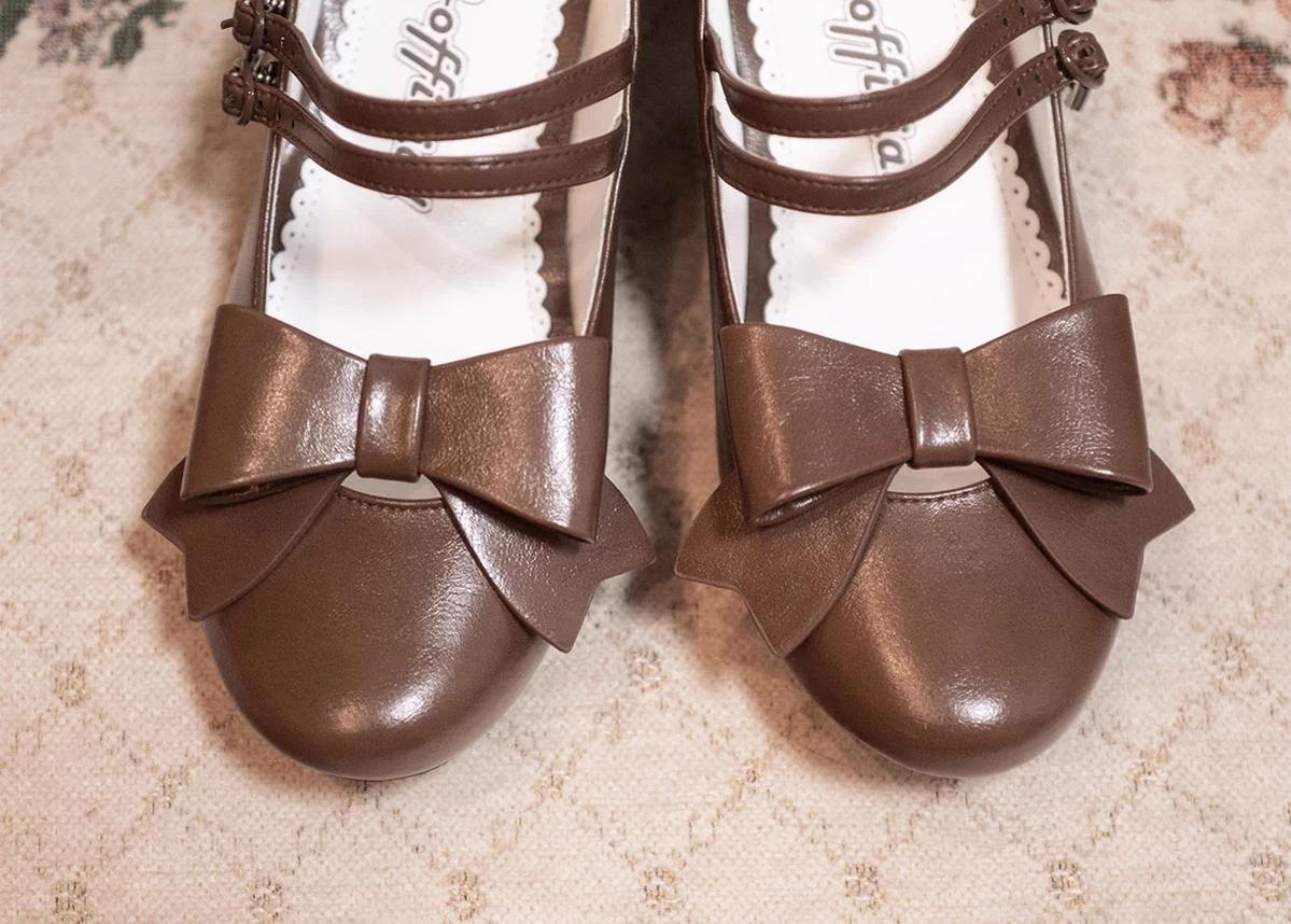 Apple Candy - Pointed Toe Lolita Shoes - Low Block Heel - image 22