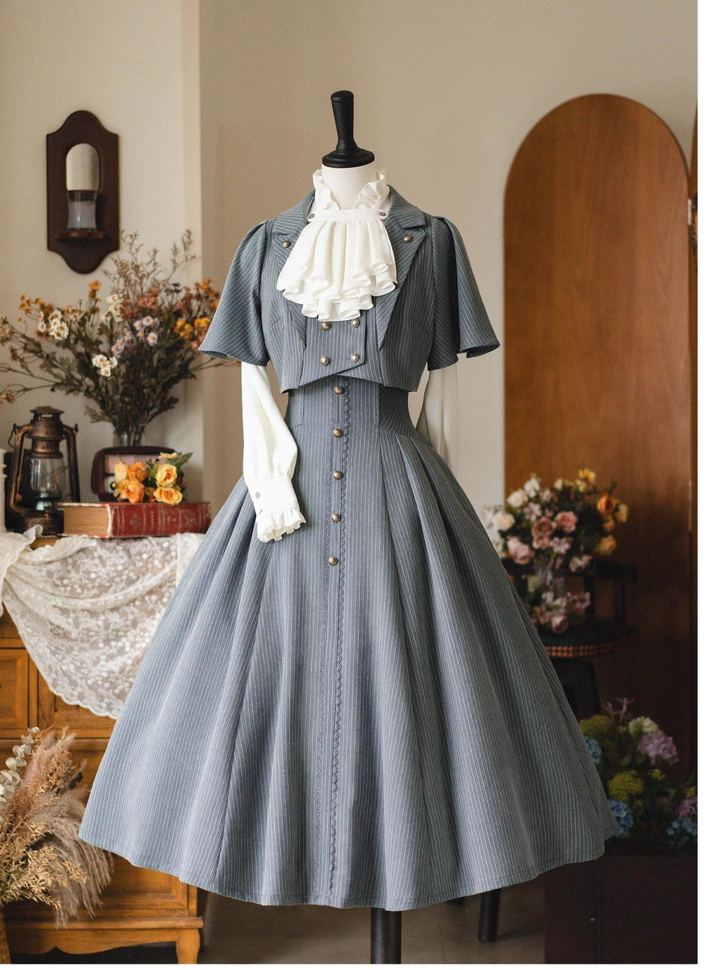 Forest Stationery - Classic Lolita SK Suit with Shirt and Coat - image 39