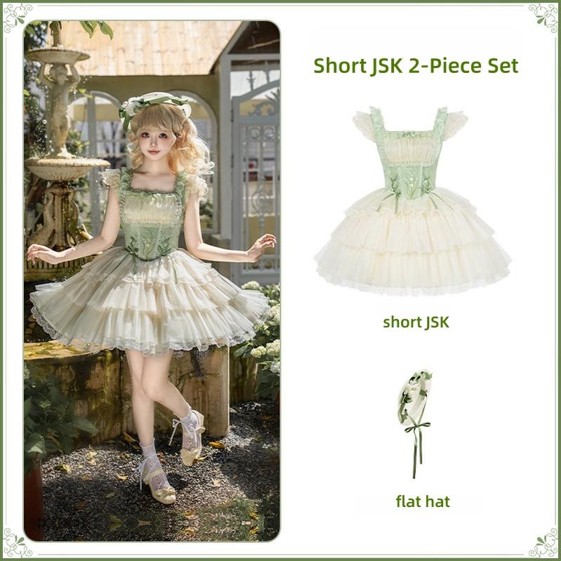 Lily of the Valley Whisper - Embroidered Classic Lolita Corset JSK Dress - image 25