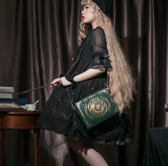 The Star-Moon Grimoire - Sweet Lolita Crossbody Bag - image 17