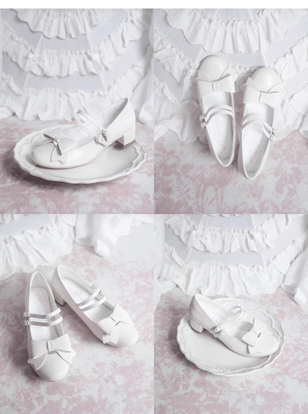 Apple Candy - Pointed Toe Lolita Shoes - Low Block Heel - image 13