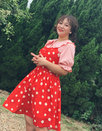 Plus Size Lolita Blouse, Oversized Short Sleeve Shirt - image 9