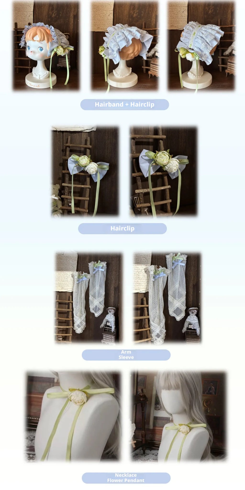 Giverny Spring Day - Elegant Fairy Lolita JSK Collection - image 12