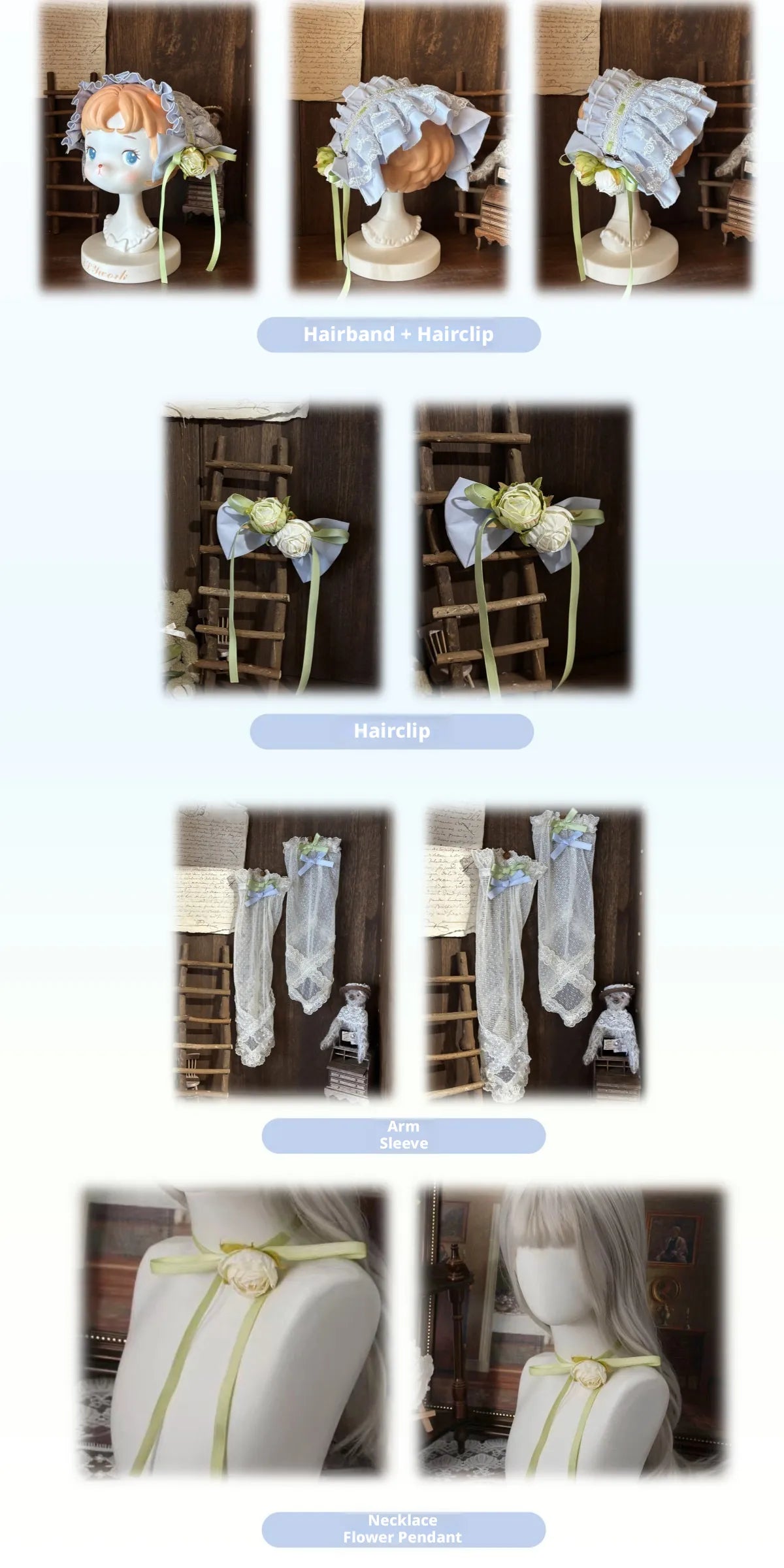 Giverny Spring Day - Elegant Fairy Lolita JSK Collection - image 12