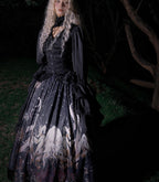 Reborn Ancient God Gothic Lolita Shirt and Skirt Set - image 17
