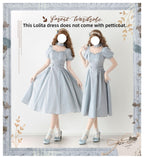 Chantilly Forest - Classic Lolita OP Dress With Square Neck & Underskirt - image 10