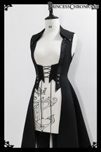 Red and Black 4.0 - Ouji Lolita Long Vest & Red Blouse - image 20